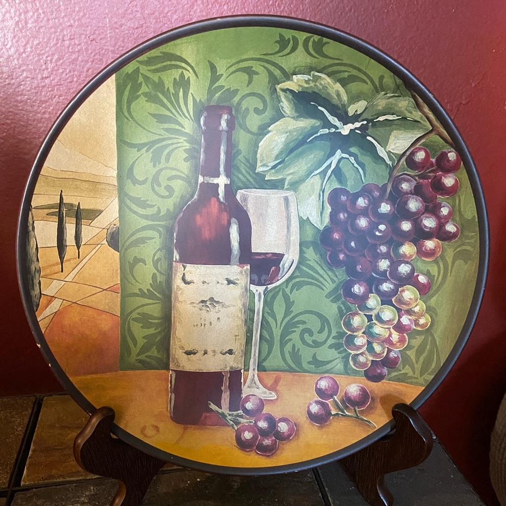 Wine Plate Decor